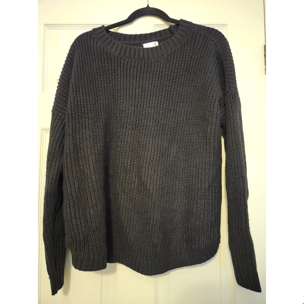 SO Black Knit Top